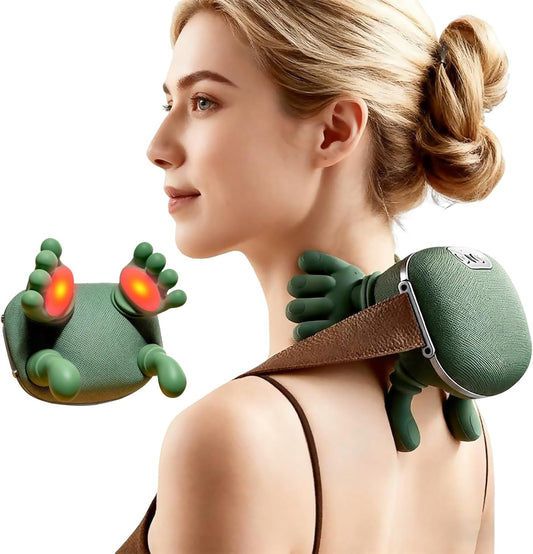 LUMOVA™ – 4D Green Neck & Shoulder Heat Massager