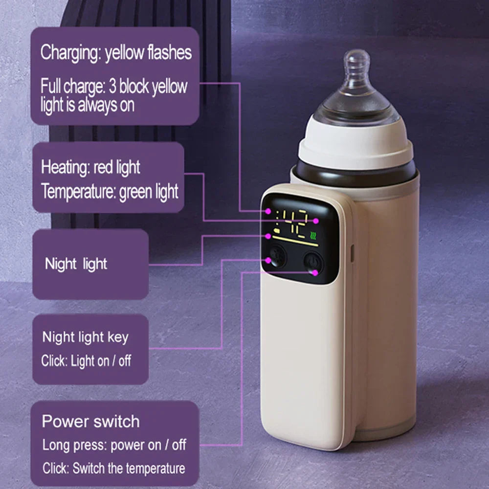 LUMOVA™-RECHARGEABLE BABY FEEDER MILK WARMER  (IMPORTED)