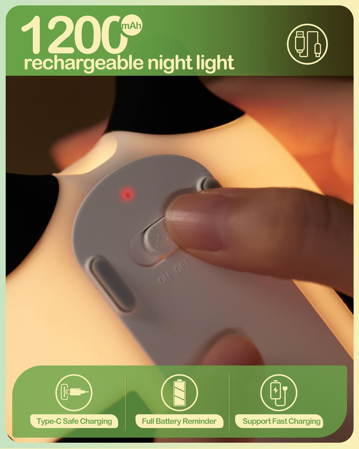 LUMOVA™ – Panda Silicone LED Night Lamp