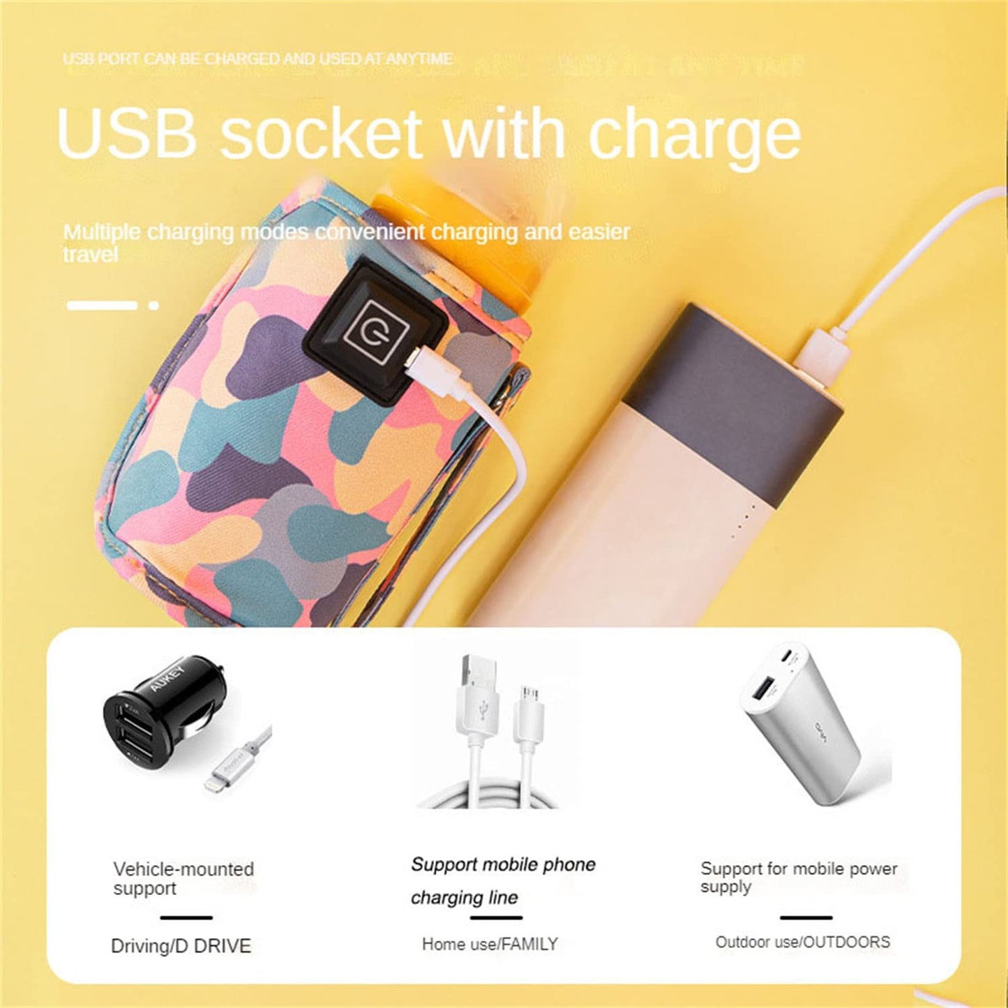 LUMOVA™ – Baby Feeder Milk Warmer USB Portable