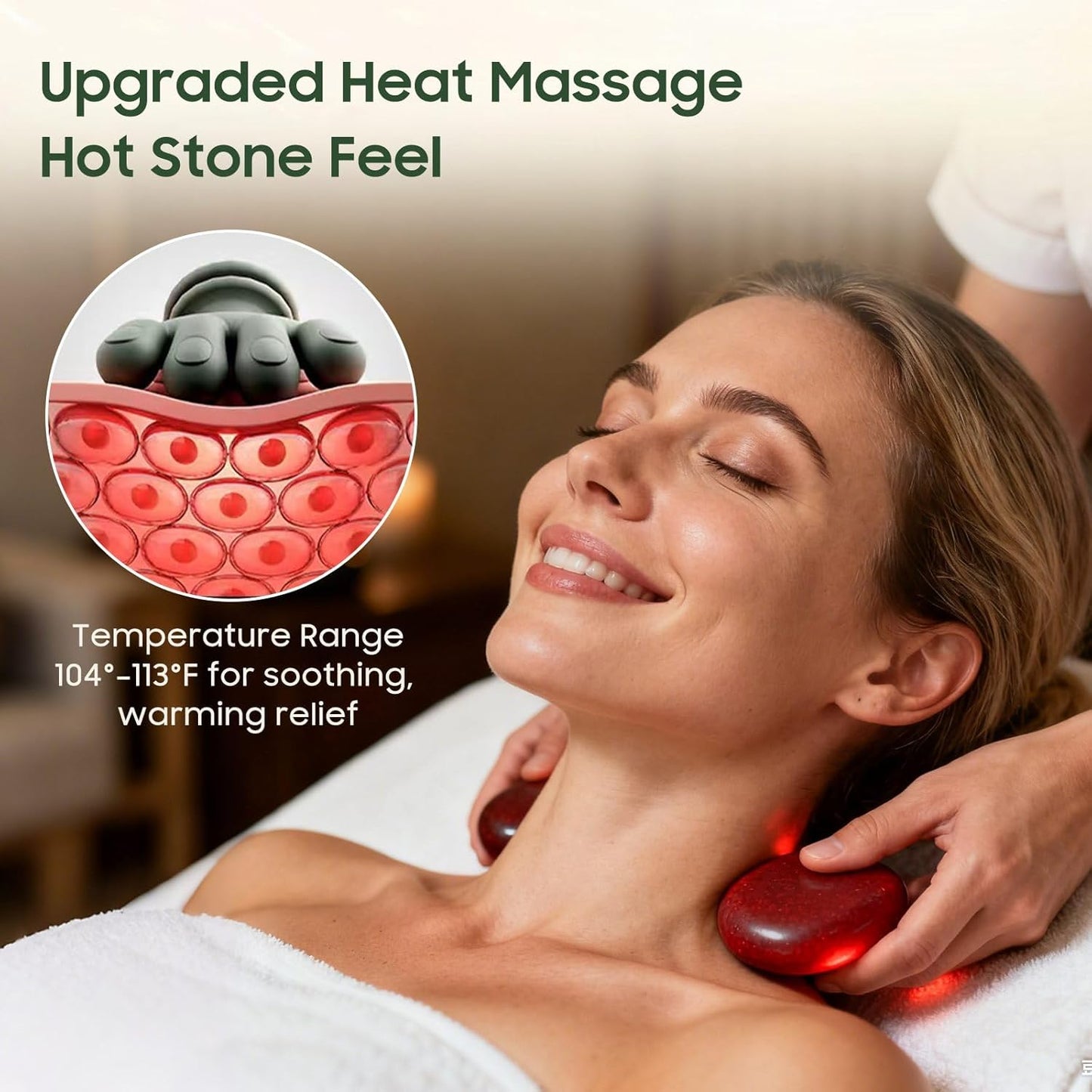 LUMOVA™ – 4D Green Neck & Shoulder Heat Massager
