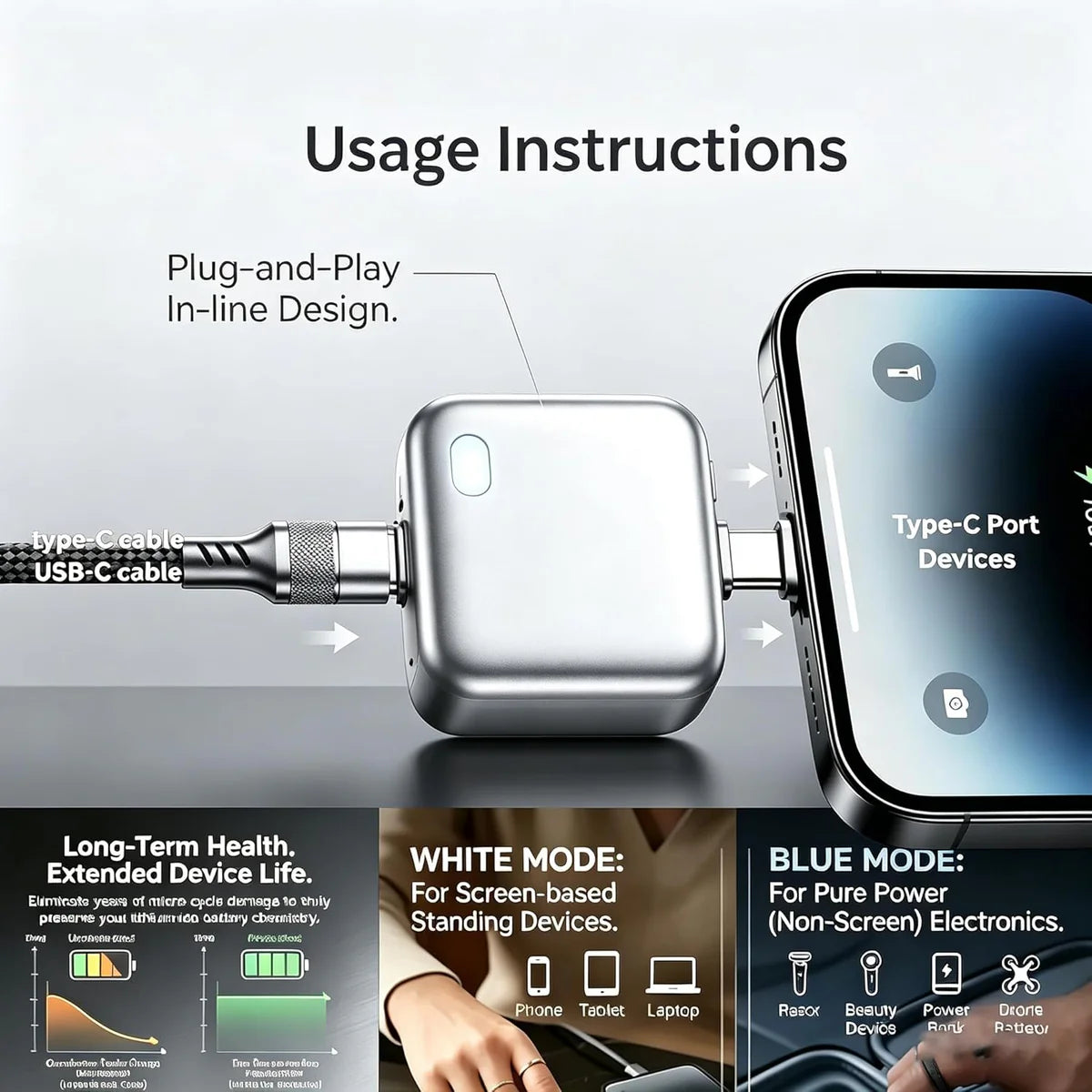 Autopop AI Charger Disconnector 140W Fast Charging ( 1 Year Warranty )