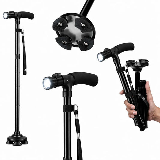 Lumova Pivot Walking Stick with Led Light